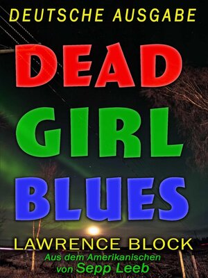 cover image of Dead Girl Blues — Deutsche Ausgabe